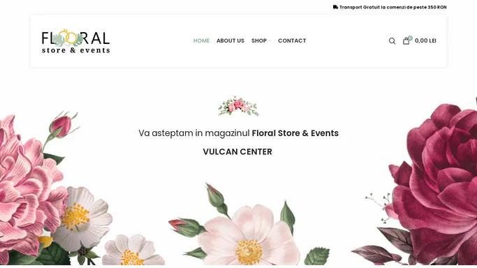 Florarie online cu livrare in Bucuresti si Ilfov - Floral Store & Events