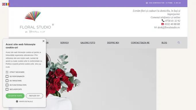 Florarie Iasi | Livrare flori si cadouri la domiciliu | Floral Studio