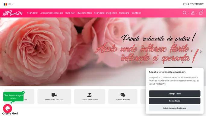 Florarie online Flori24 - Livrare flori rapida si gratuita