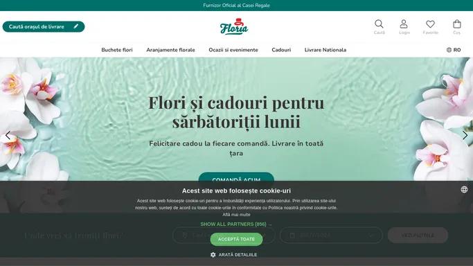 Florarie online - Livrare flori in 2-4 ore la domiciliu - Floria.ro