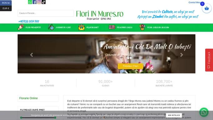 www.FloriINMures.ro - Livrare Flori Online in Targu-Mures