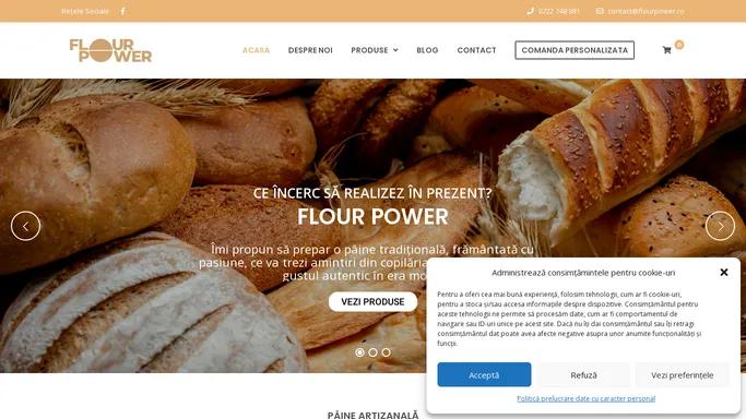 Home - Flour Power - Brutarie Artizanala