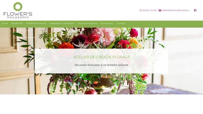 Flower's philosophy - Atelier de creatie florala