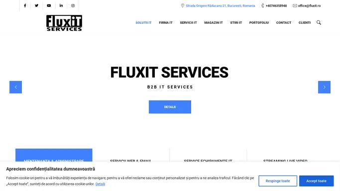 FluxIT Services - Servicii IT de Incredere! » FluxIT Services