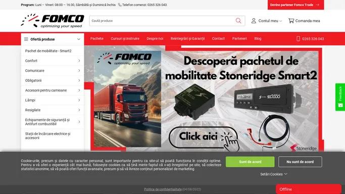 Fomcoshop.ro - Totul pentru transportatori