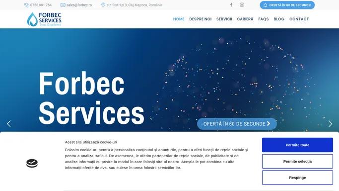 Servicii de curatenie Cluj | Servicii B2B | Forbec Services