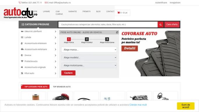 Piese Auto Online ▷ Hypermarket Online De Piese ▷ Autoatu.ro