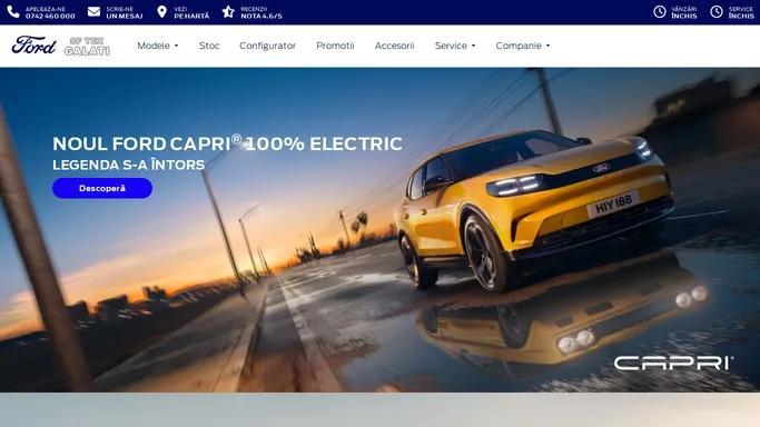 SF Tex Galati, dealerul tau Ford din Galati!