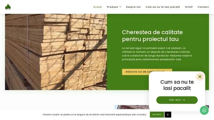 Cherestea Buzau - Depozit Cherestea - Scandura Buzau