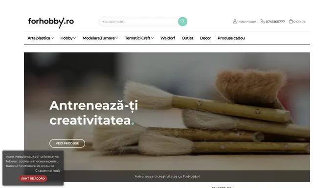 Articole pentru creatii handmade For Hobby