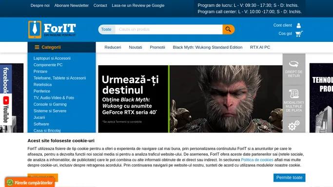 ForIT: Magazin Online | Articole IT, Electronice & Electrocasnice