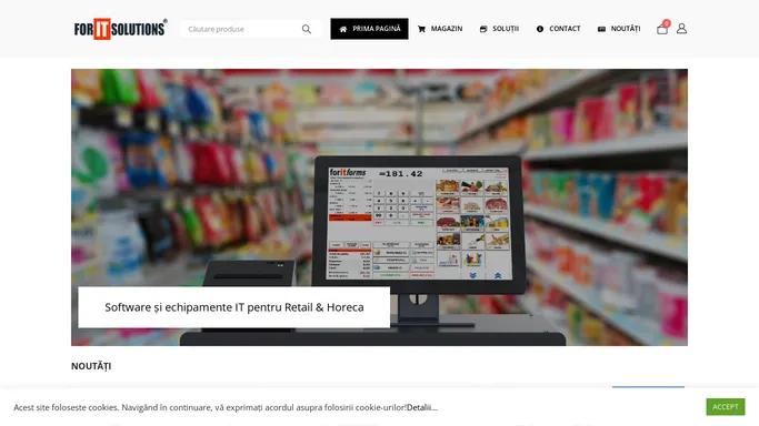 ForIT Solutions - Software si echipamente IT pentru magazine, restaurante si fast-food-uri