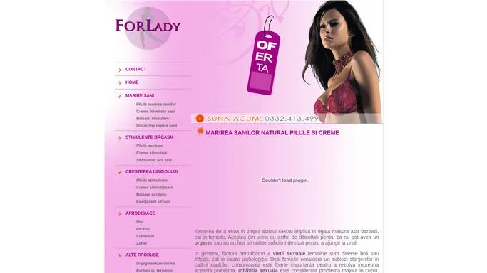 Stimulente sexuale Forlady | Afrodisiace pentru femei