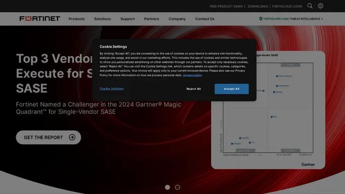 Global Leader of Cybersecurity Solutions and Services | Fortinet
