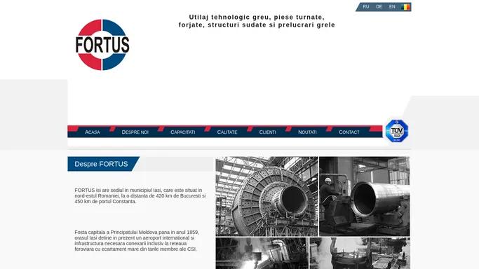 FORTUS Iasi - Producator utilaj tehnologic greu