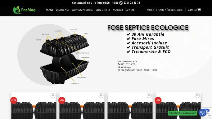 FosMag.RO - Fose septice ecologice | Montaj fose septice