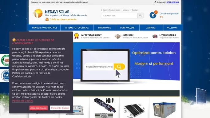 Magazin online panouri fotovoltaice si panouri solare