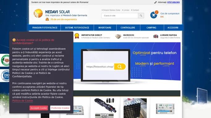 Magazin online panouri fotovoltaice si panouri solare