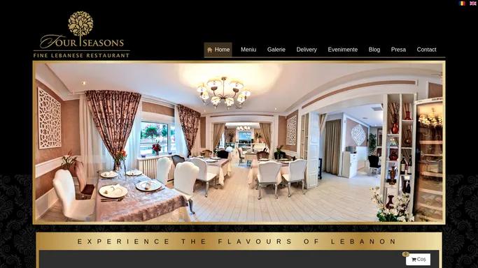 Fine Lebanese Cuisine Restaurant Libanez - Four Seasons .ro