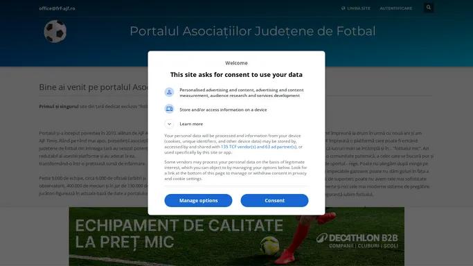 Portalul Asociatiilor Judetene de Fotbal | frf-ajf.ro