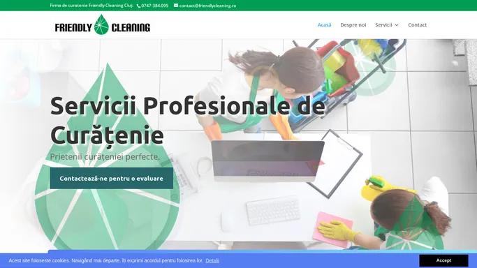 Firma Curatenie Cluj | Friendly Cleaning | Servicii profesionale de curatenie