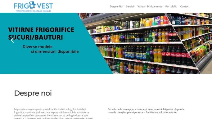 Frigovest - vitrine frigorifice, climatizare si instalatii frigorifice