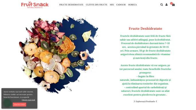 FruitSnack.ro - Gustari delicioase din fructe uscate