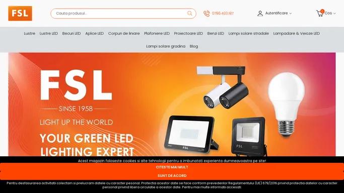 Corpuri de iluminat - Becuri LED, Spoturi si Lampi LED I Magazin online FSLshop.ro