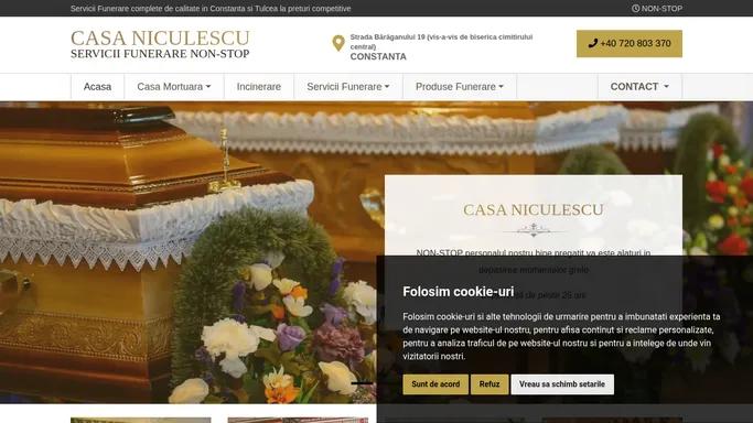 Servicii funerare complete Constanta si Tulcea - Casa Niculescu