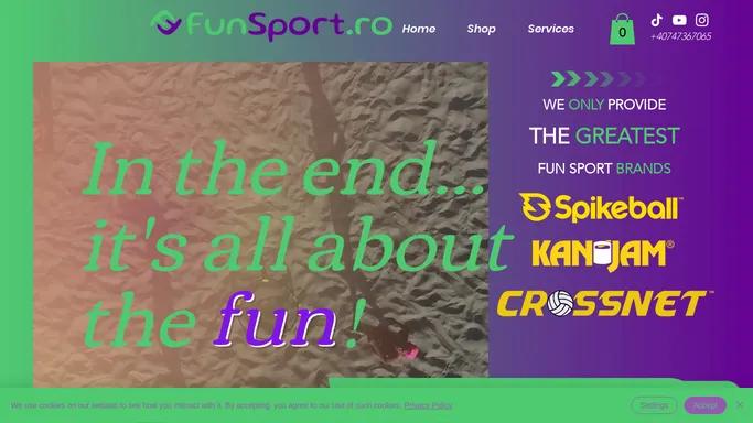 Home | FunSport | Spikeball | Kanjam | Crossnet | Kickit | Sporturi noi