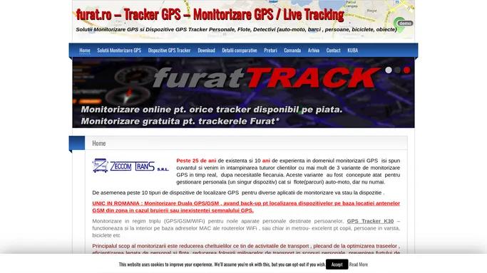 furat.ro – Tracker GPS – Monitorizare GPS / Live Tracking