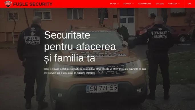 Fusle Security Romania | Solutii de securitate pentru tine si afacerea ta