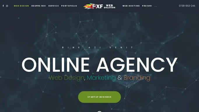 FXF Web Solution | Agentie Web Design Bucuresti | Creare site web si promovare online