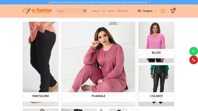 G-fashion.ro – Pentru Oameni cu Greutate