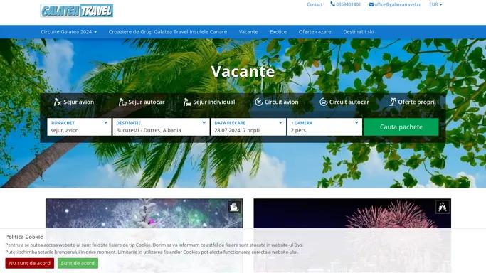 Agentia ta de turism - GALATEA TRAVEL