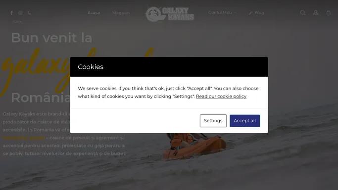 Galaxy Kayaks Romania | Caiace superioare la preturi accesibile