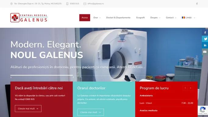 Centrul Medical Galenus - un proiect medical