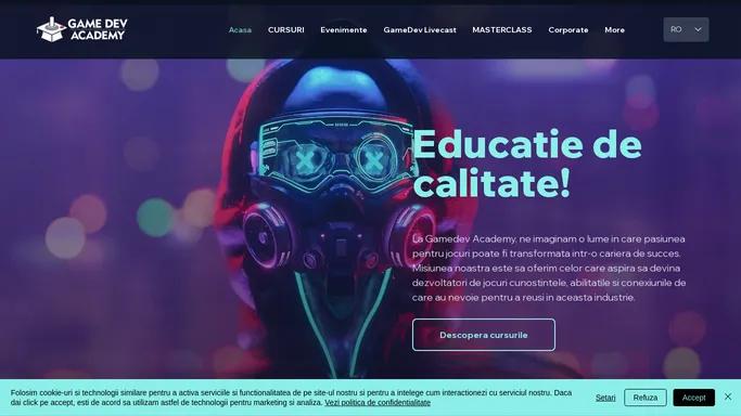 Cursuri de game development | GameDev Academy