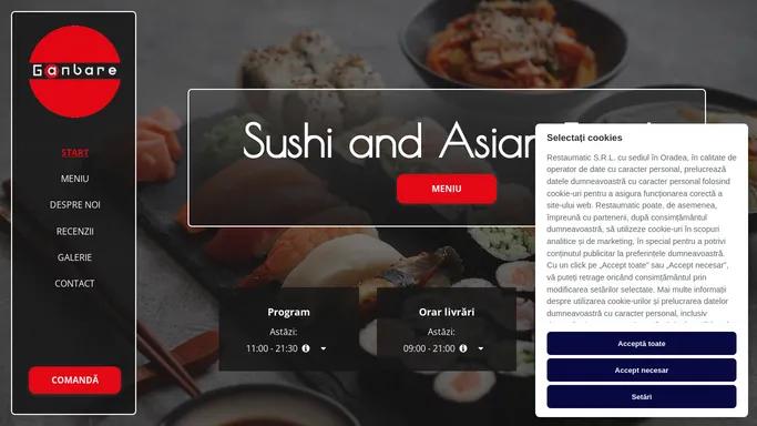 Ganbare Japanese Bistro - Comanda si achita online - Ganbare Japanese Bistro