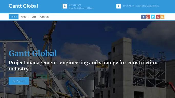 Gantt Global – Inginerie si project management