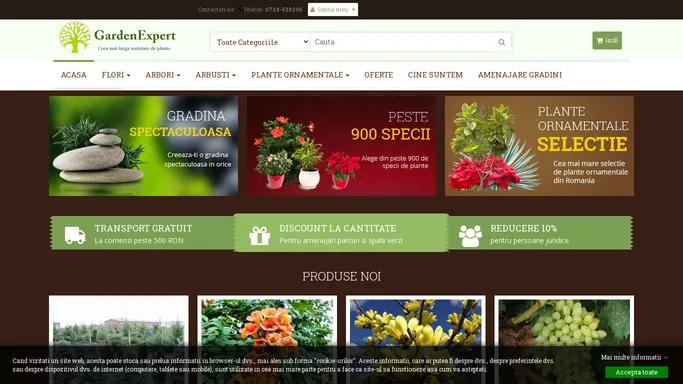 Plante ornamentale pentru gradini, parcuri si spatii verzi - GardenExpert.ro