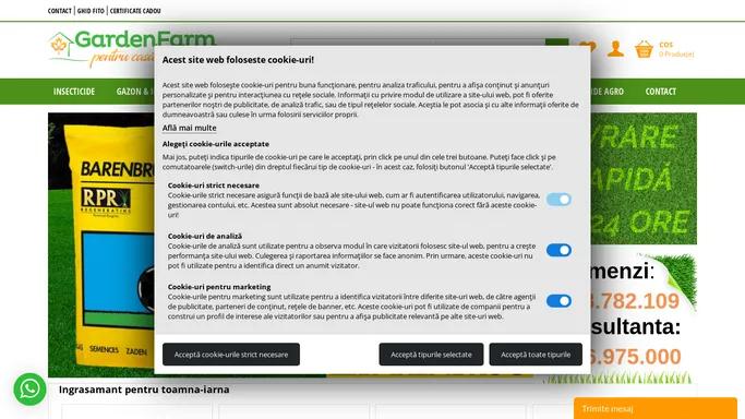 Totul pentru gradina si casa ta | Produse Garden Farm