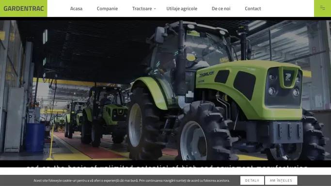 Tractoare Zoomlion, Tractoare Tym si utilaje agricole – Gardentrac | Comercializam tractoare si utilaje agricole. Garantie 18 luni. Service in garantie si postgarantie.