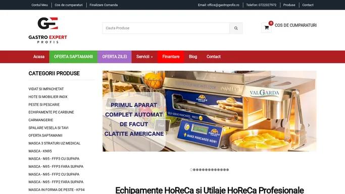Echipamente horeca si Utilaje HoReCa Profesionale - Gastroprofis.ro ⭐️