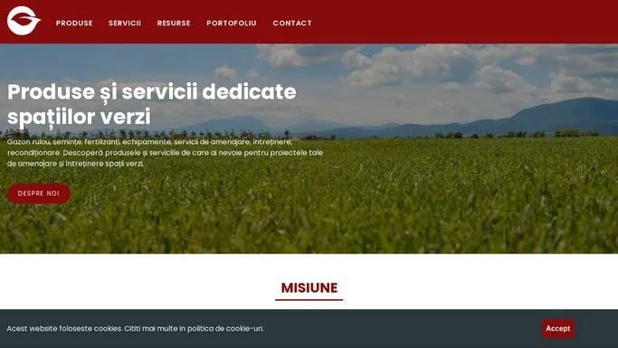 Gazonul / Seminte de gazon, gazon rulou, fertilizanti, plante si servicii dedicate spatiilor verzi