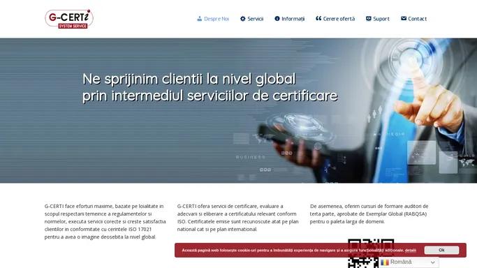 Certificari ISO Romania » GCERTI