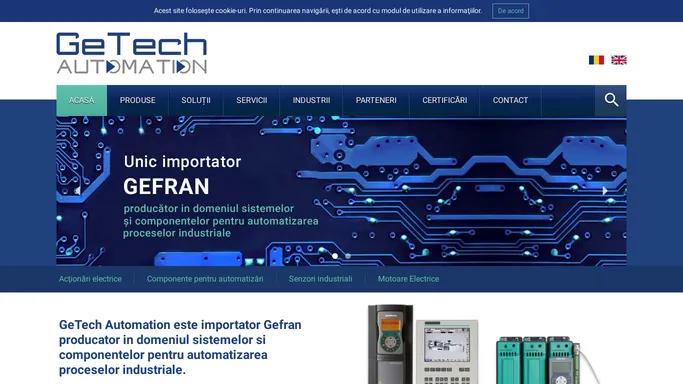 Importator unic Gefran - GeTech Automation