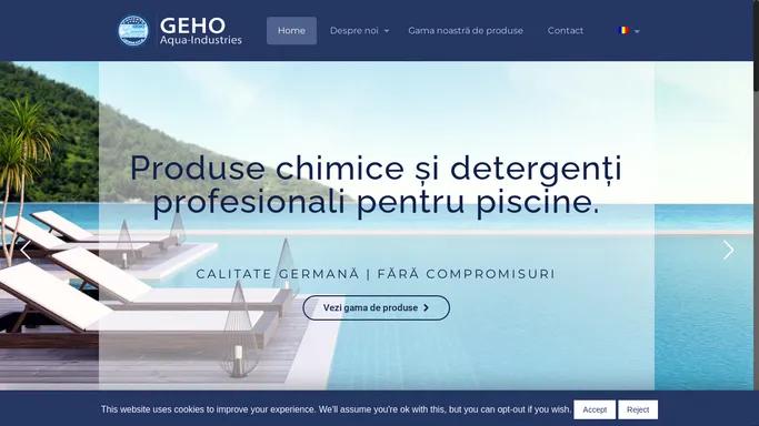 Geho Group – Constructie piscine si produse intretinere | Calitate germana | Fara compromisuri