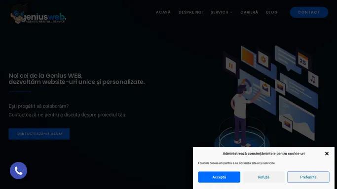 Servicii Web Design Cluj | Aplicatii Web, Magazine Online | Genius Web