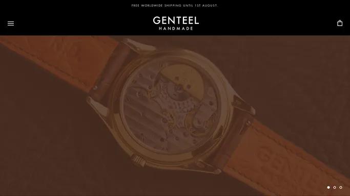 Bespoke Watch Straps & Other Leather Goods | Genteel Handmade